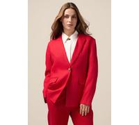 Oltre Single-breasted Linen Blazer Red Taglia: 46 | Blazers Outlet | Donna | Bianco