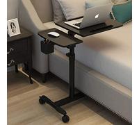 Oltre Tavolo da Letto con Ruote, Altimetraibile Laptop Stand Divano Tavolino con Ruote& Superficie per Mouse, B, a, JYLSSKUK, c è, di