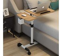 Oltre Tavolo da Letto con Ruote, Altimetraibile Laptop Stand Divano Tavolino con Ruote& Superficie per Mouse, B, a, JYLSSKUK, di, di