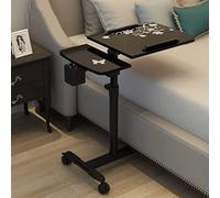 Oltre Tavolo da Letto con Ruote, Altimetraibile Laptop Stand Divano Tavolino con Ruote& Superficie per Mouse, B, a, JYLSSKUK, d, di