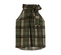 Oltre - Top fantasia con scollo all'americana - - Tops - Donna - Verde - L