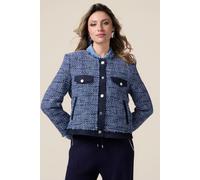 Oltre Tweed Jacket With Denim Details Blue Taglia: 46 | Giacche corte Outlet | Donna | Blu