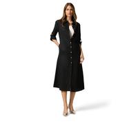 Oltre: Vestito Chemisier 100% Lino Nero. 52 Stagione Primavera Estate 2025.