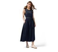 Oltre: Vestito Lungo in Denim con Micro Cristalli Blu. 40 Stagione Primavera Estate 2025.