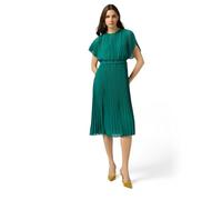 Oltre: Vestito Lungo in Georgette Plissé Verde. S Stagione Primavera Estate 2025.