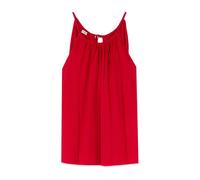 Oltre - Viscose Satin Halter Top - - Tops - Donna - Rosso - M