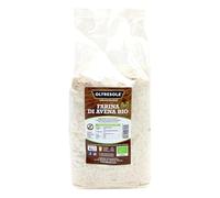 Oltresole, Farina Biologica Italiana di Avena 1 Kg, Farina Integrale Macinata a Pietra, Cereale Integrale da Agricoltura Bio Italiana, Ricca di Proteine, Senza Aromi Artificiali