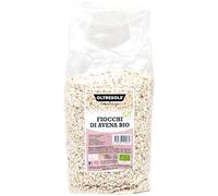 Oltresole, Fiocchi di Avena Biologici Piccoli 1 Kg, Avena BIO, Fiocchi Sottili a Idratazione Rapida, Ideali per Porridge e Overnight Oats, Ricchi di Fibre, Senza Additivi