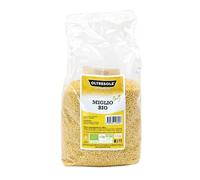 Oltresole, Miglio Decorticato Biologico 1 kg, Cereale Bio Ricco di Fibre e Minerali, Miglio Giallo in Grani per Uso Alimentare, Confezione Ideale per Famiglie