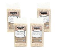 OLTRESOLE Riso Basmati Artigianale - chicco lungo dall'aroma distintivo, ideale per Insalate, piatti orientali e riso pilaf, confezione da 4 Pacchi da 500 g sottovuoto