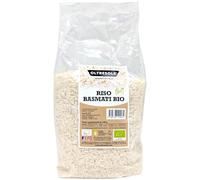Oltresole, Riso Basmati Biologico 1 Kg, Riso Aromatico a Grano Lungo, Chicchi Sottili e Sgranati, Ideale per Piatti Etnici, Insalate e Riso Pilaf, Senza Additivi