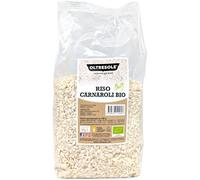 Oltresole, Riso Carnaroli Biologico 1 Kg, Riso Italiano Premium per Risotto, Chicchi Lunghi Perlati e Compatti, Alta Tenuta in Cottura, Ideale per Risotti Cremosi e Piatti Gourmet