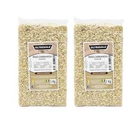 Oltresole - Riso Carnaroli Integrale Artigianale Italiano - riso non raffinato con alta quantità di fibre, adatto per risotti e insalate di riso, confezione da 2 Pacchi da 1 Kg sottovuoto