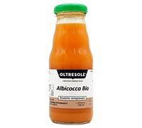 Oltresole - Succo di Albicocca BIO 200 ml - succo di frutta naturale all'albicocca, con frutta biologica da agricoltura italiana, senza l’aggiunta di conservanti, dolcificanti o aromi artificiali