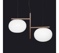 Oluce Alba lampada a sospensione, E27, 2 luci, L0468 AB, Alba [Lampade per Interni > Lampade a Sospensione]