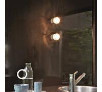 Oluce Applique a LED Fresnel, bianco, alluminio, vetro, 2.700 K Oluce