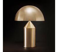 Oluce Atollo lampada da tavolo con dimmer Ø50cm oro Oluce