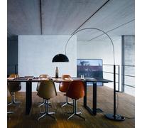 Oluce Coupé lampada curva, E27, L3320/R NE, Coupé [Lampade per Interni > Lampade da Terra]