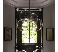Oluce Lyndon lampada a sospensione, E27, L0450 CR, Lyndon [Lampade per Interni > Lampade a Sospensione]
