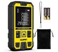 OLUFEY Metro Laser 50M, Dispositivo di Misurazione Della Distanza Laser IP54 Strumento di Misura Digitale Portatile Range Finder con Livelli di Bolle e LCD Retroilluminato