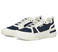 OLUKAI 'Anau - Scarpe da ginnastica da uomo per tennis e pickleball, da indossare tutti i giorni, comfort e supporto per tutto il giorno, Indaco dell'umore/bianco brillante, 45 EU