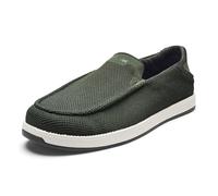 OLUKAI Kakaha Mesh - Scarpe da uomo slip-on in rete, leggere e versatili, per tutti i giorni, vestibilità comoda, Nori/Nori, 45 EU