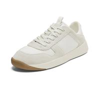OLUKAI Kaulele Mesh Court Sneakers, design classico con lacci e ispirazione retrò, comfort e supporto per tutto il giorno, Tapa/Sabbia Bianca, 40 EU