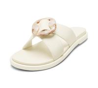 OLUKAI La'i - Sandali da donna, scarpe da tutti i giorni e impermeabili, comfort per tutto il giorno, eleganti e durevoli, Sabbia bianca/sabbia bianca, 38.5 EU