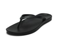 OLUKAI Lalahi Sandali da spiaggia da donna, in pelle, casual, per tutti i giorni, leggeri e di supporto, design pulito e morbido comfort, Pietra lavica/Roccia lavica, 35 EU