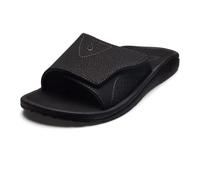 OLUKAI Mens Nalu Slide, Nero, 10