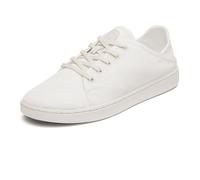 OLUKAI Pehuea Li - Scarpe da ginnastica da donna, con lacci, casual, per tutti i giorni, con tacco a goccia, design a rete leggere e traspiranti, comfort e supporto per tutto il giorno, Bianco