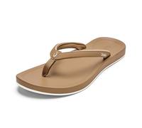 OLUKAI Uiki, sandali da spiaggia da donna, ad asciugatura rapida, resistenti all'acqua, suola con presa bagnata e plantare modellato a compressione, Sabbia calda/Sabbia calda, 35 EU