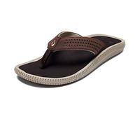 OLUKAI Ulele, argilla/mustang da uomo, Dk Wood Dk Wood, 40/40.5 EU