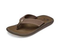 OLUKAI Ulele - Sandali da spiaggia da uomo, resistenti all'acqua, supporto per arco plantare e vestibilità comoda, leggeri e durevoli, presa e trazione migliorate, Mustang/Mustang, 48 EU