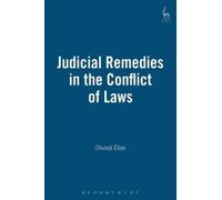 Olusoji Elias Judicial Remedies in the Conflict of Laws (Copertina rigida)