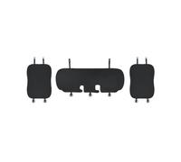 OLVESXC Coprisedile Auto Per Tesla Per Modello 3Y Per Juniper 2021-2026 Coprisedile Ghiaccio Brandelli Cuscino Traspirante Resistente Al Sudore Quattro Stagioni(1-Black 3PCS)