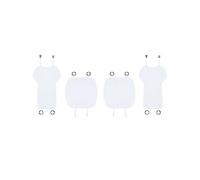 OLVESXC Coprisedile Auto Per Tesla Per Modello 3Y Per Juniper 2021-2026 Coprisedile Ghiaccio Brandelli Cuscino Traspirante Resistente Al Sudore Quattro Stagioni(2-White 4PCS)