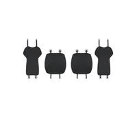 OLVESXC Coprisedile Auto Per Tesla Per Modello 3Y Per Juniper 2021-2026 Coprisedile Ghiaccio Brandelli Cuscino Traspirante Resistente Al Sudore Quattro Stagioni(Y Black 4PCS)