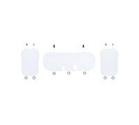 OLVESXC Coprisedile Auto Per Tesla Per Modello 3Y Per Juniper 2021-2026 Coprisedile Ghiaccio Brandelli Cuscino Traspirante Resistente Al Sudore Quattro Stagioni(1-White 3PCS)