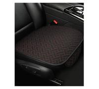 OLVESXC Coprisedile Auto Set Universale Semi-chiuso In Tre Pezzi Cuscino Per Sedile Stagionale Antiscivolo Senza Lacci Specializzato In Cotone E Lino Schienale(2-red)