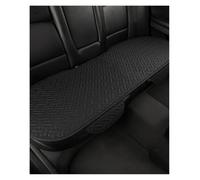 OLVESXC Coprisedile Auto Set Universale Semi-chiuso In Tre Pezzi Cuscino Per Sedile Stagionale Antiscivolo Senza Lacci Specializzato In Cotone E Lino Schienale(2-black)