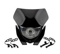 OLVESXC Luci Bicicletta Fanale Anteriore Per Faro Alogeno Per CRF 450, Da Per Cross(Nero)