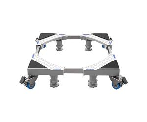 Olvy Base Supporto Lavatrice e Asciugatrice | 1 Pezzo | Bianco 300 KG | Per Frigo & Lavastoviglie | Livelle A Bolla | Supporto Lavatrice Con Ruote