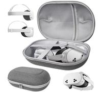 Olycism Custodia da trasporto compatibile con Meta Quest 3/3S Borsa da viaggio Eva per Oculus 3/3S Custodia protettiva antiurto impermeabile per Quest 3/3S Borsa da viaggio e da casa