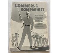 Olycksfågeln nr 13 Nils Ericsson Sigge Fürst Vintage 1942 Danish Movie Program