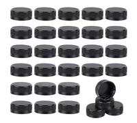 OLYCRAFT 100 Tappi per Bottiglie in Plastica Nera, Diametro Interno 39 mm, Coperchi per Sigillatura Manomissione, 41 x 16 mm, Ricambio per Bottiglie di Succo e Dispenser