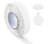 OLYCRAFT 1000 pz Adesivi per Stoppini di Candele per La Fabbricazione di Candele Punti di Schiuma Resistenti al Calore Adesivi per Stoppini Bifacciali Adesivi per Stoppini Resistenti al Calore 15mm