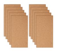 OLYCRAFT 10pz Bacheca Rettangolare Da 30x15cm Non Autoadesiva In Legno e Sughero Spessa 0.3cm con Messaggio Rettangolare In Legno per decorazione murale Festa e artigianato fai da te