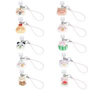 OLYCRAFT 10pz Ciondoli Antipolvere Da 96~107mm per Cellulari con Simpatici Pendenti A Forma di Animaletto per Porta Tipo C Accessorio per La Maggior Parte Dei Telefoni Cellulari di Tipo C