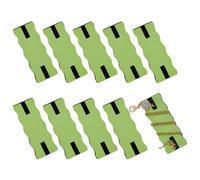 OLYCRAFT 10pz Organizer per Gioielli Portatile Anti-Groviglio Verde Chiaro Organizer per Collane Anti-Groviglio Porta-Carte Espositivo per Riporre Gioielli per Collane A Catena-6.5x2.4x0.3cm